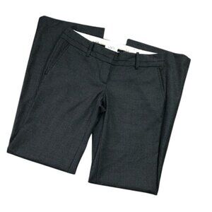 Ann Taylor Loft Marisa Women Straight Low Rise Dress Pants SZ 0 Black Houndstoot